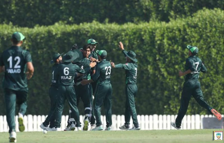 Azan Awais Shines Bright: Pakistan Dominates India in U19 Asia Cup with Stunning Century and Eight-Wicket Victory in Dubai