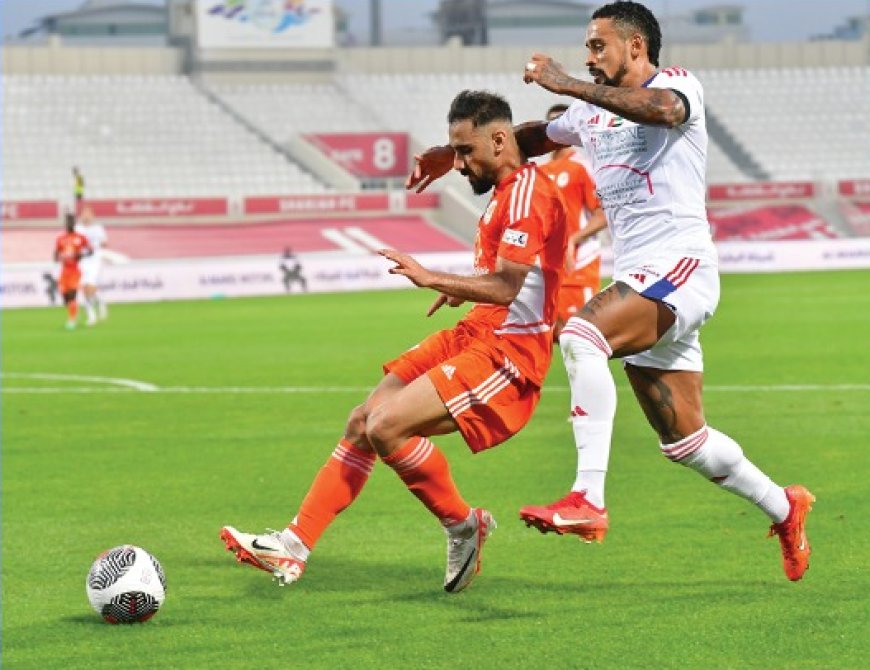 Ajman and Sharjah played to a 1-1 draw at Sharjah Stadium on December 24, 2023