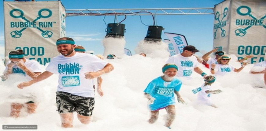 "Bubble Run Extravaganza at Expo City 2024: Where Fitness Meets a Bubbly Fiesta"